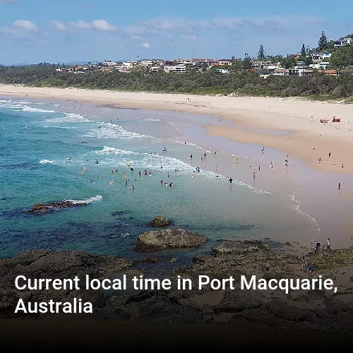 Current local time in Port Macquarie, Australia