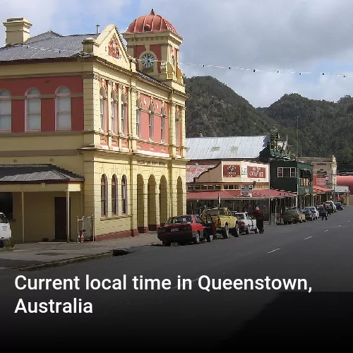 Current local time in Queenstown, Australia
