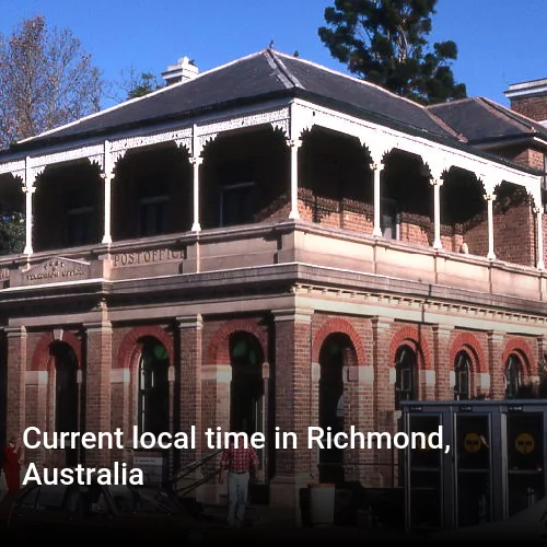 Current local time in Richmond, Australia
