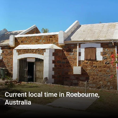 Current local time in Roebourne, Australia