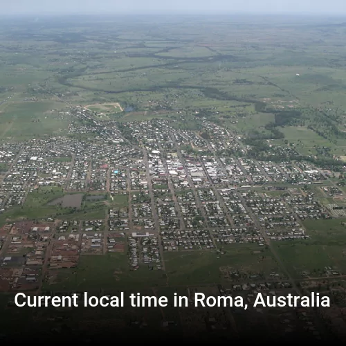 Current local time in Roma, Australia