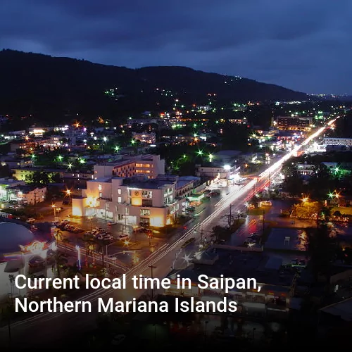 Current local time in Saipan, Northern Mariana Islands