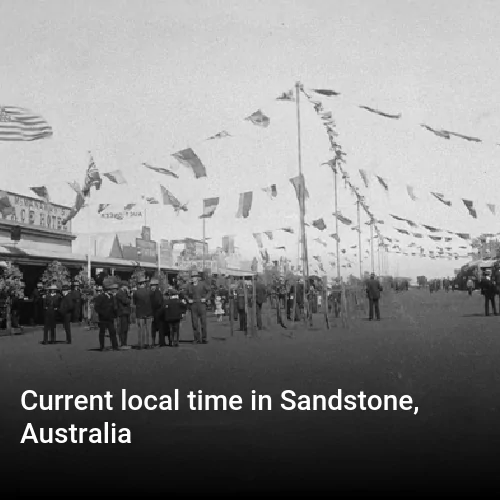 Current local time in Sandstone, Australia
