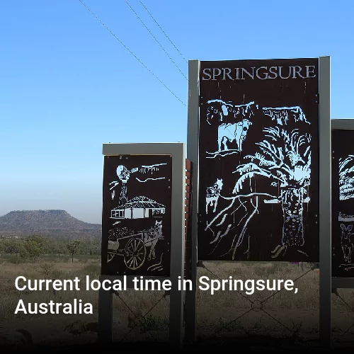 Current local time in Springsure, Australia