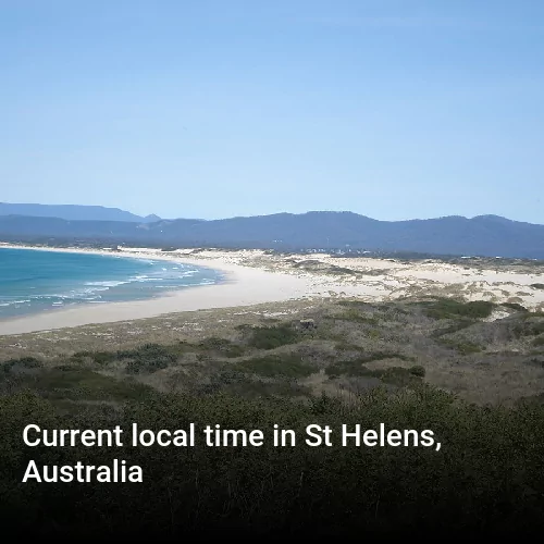 Current local time in St Helens, Australia