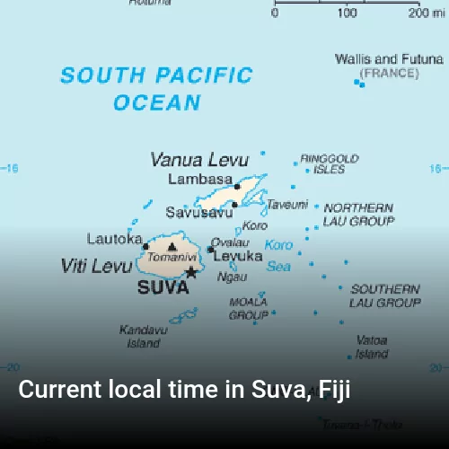 Current local time in Suva, Fiji