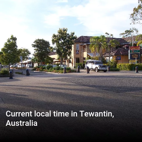 Current local time in Tewantin, Australia