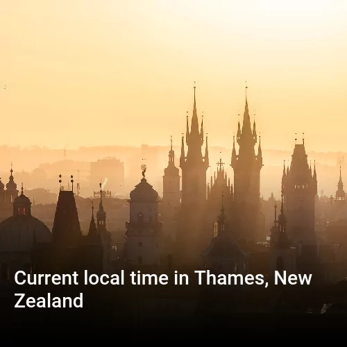 Current local time in Thames, New Zealand