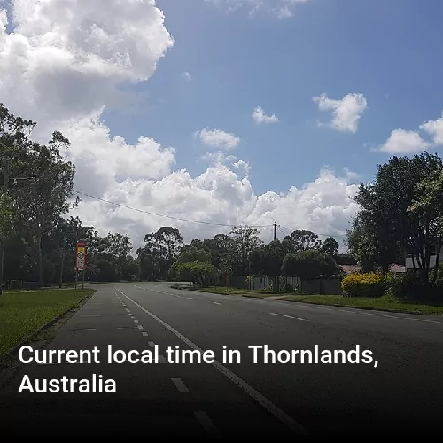 Current local time in Thornlands, Australia