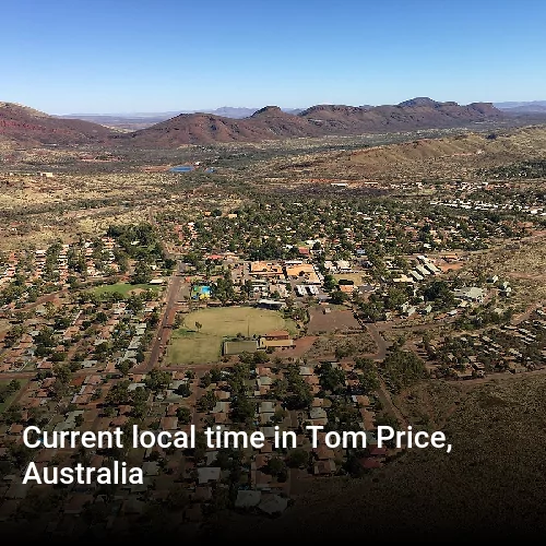 Current local time in Tom Price, Australia