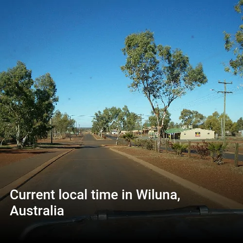 Current local time in Wiluna, Australia