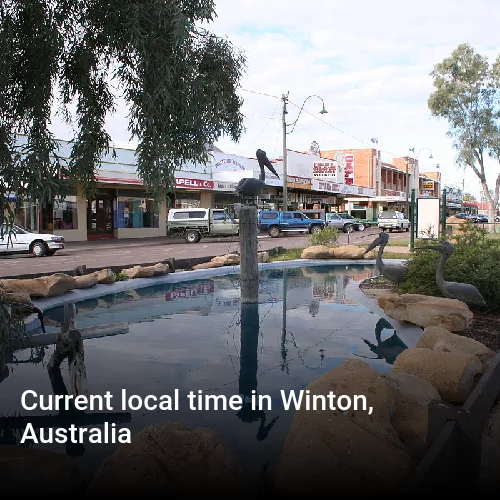 Current local time in Winton, Australia