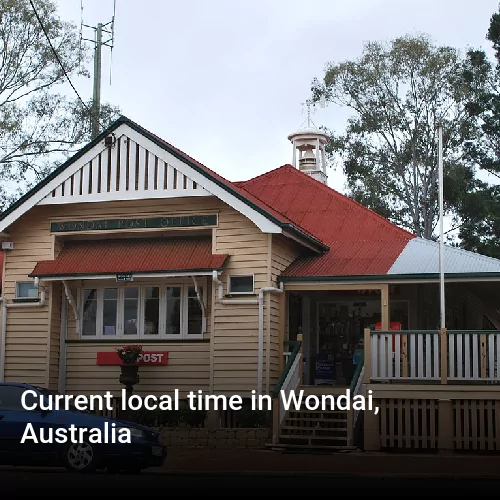 Current local time in Wondai, Australia