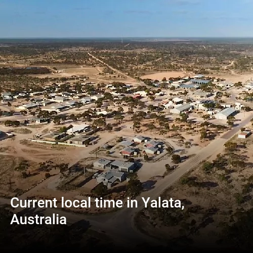Current local time in Yalata, Australia