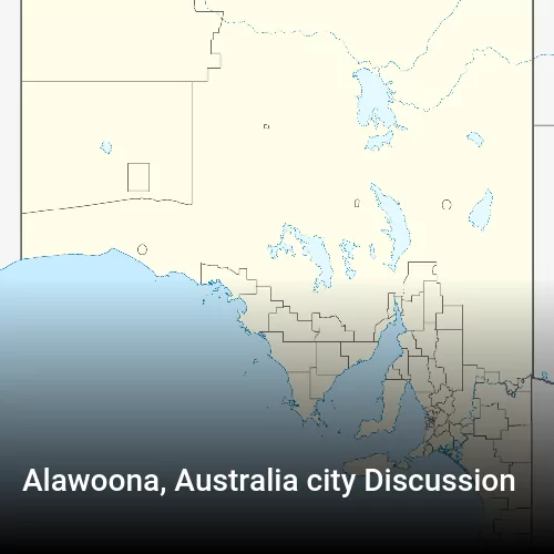 Alawoona, Australia city Discussion