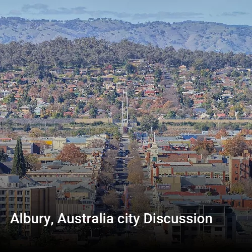 Albury, Australia city Discussion