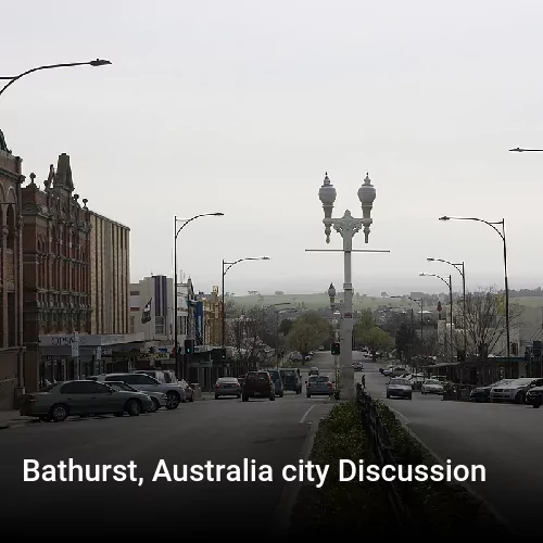 Bathurst, Australia city Discussion
