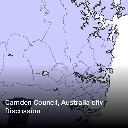 Camden Council, Australia city Discussion