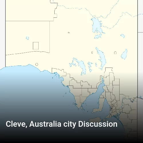 Cleve, Australia city Discussion