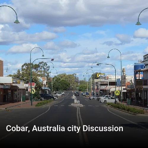 Cobar, Australia city Discussion
