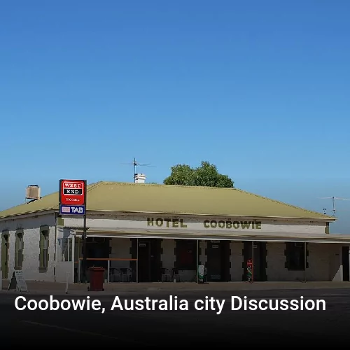 Coobowie, Australia city Discussion