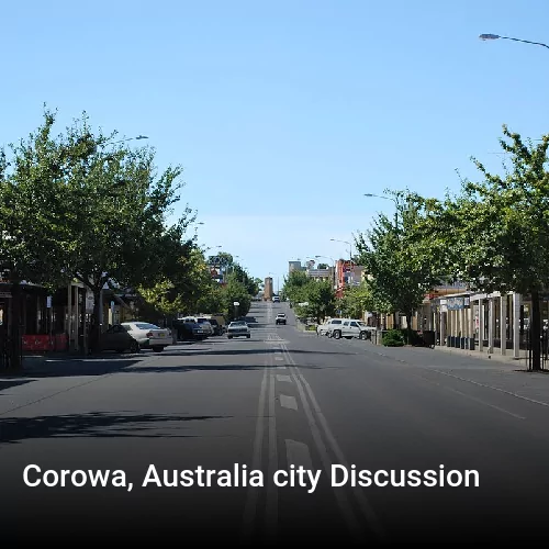 Corowa, Australia city Discussion