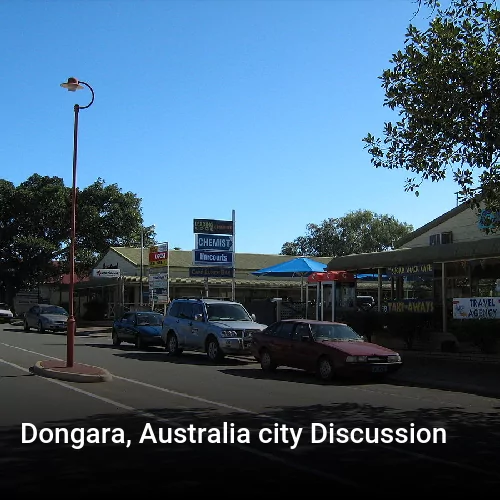 Dongara, Australia city Discussion