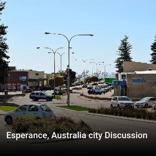 Esperance, Australia city Discussion