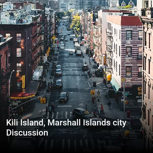 Kili Island, Marshall Islands city Discussion