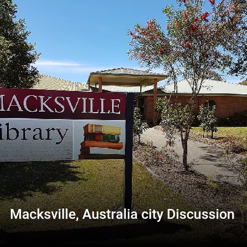 Macksville, Australia city Discussion