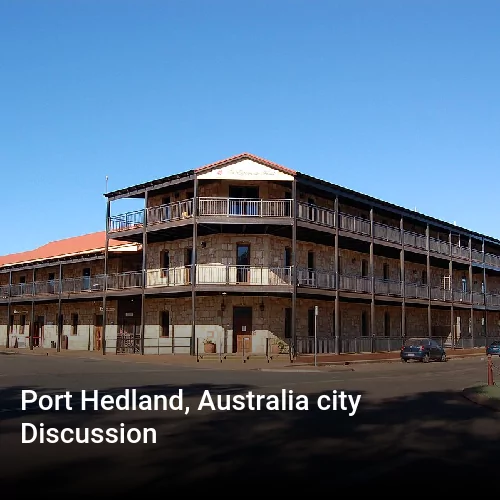 Port Hedland, Australia city Discussion