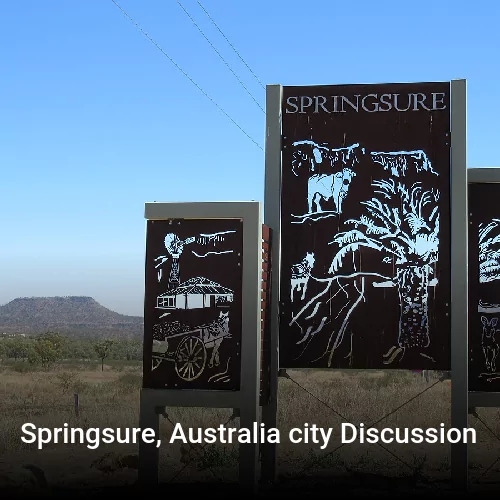 Springsure, Australia city Discussion