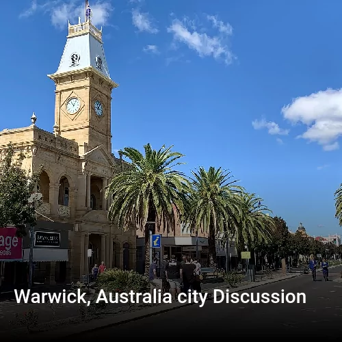 Warwick, Australia city Discussion