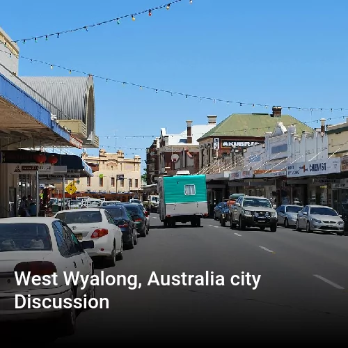 West Wyalong, Australia city Discussion