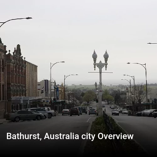 Bathurst, Australia city Overview