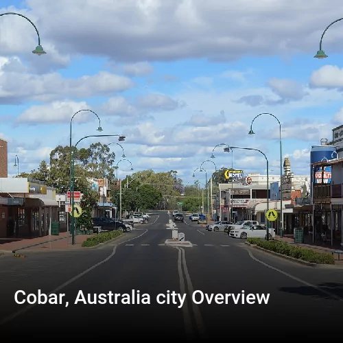 Cobar, Australia city Overview