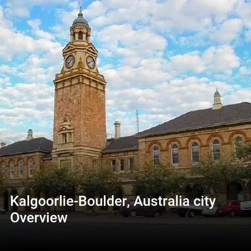 Kalgoorlie-Boulder, Australia city Overview