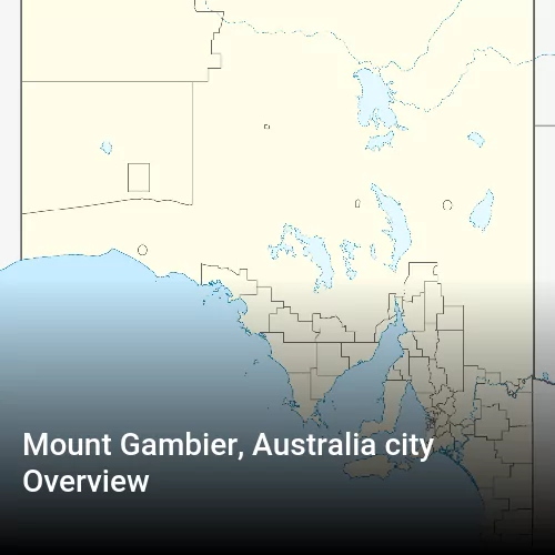 Mount Gambier, Australia city Overview