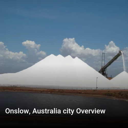 Onslow, Australia city Overview