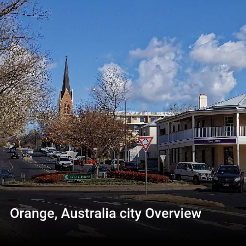 Orange, Australia city Overview