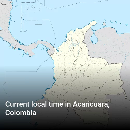 Current local time in Acaricuara, Colombia