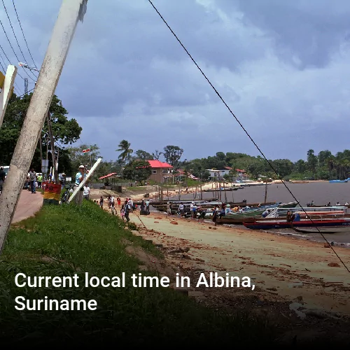 Current local time in Albina, Suriname