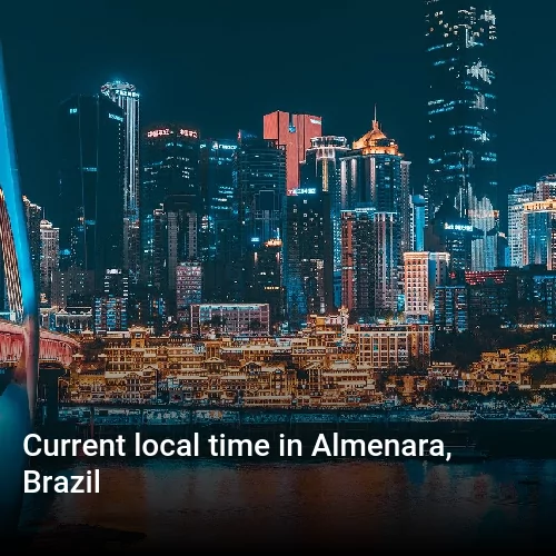 Current local time in Almenara, Brazil