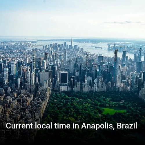Current local time in Anapolis, Brazil