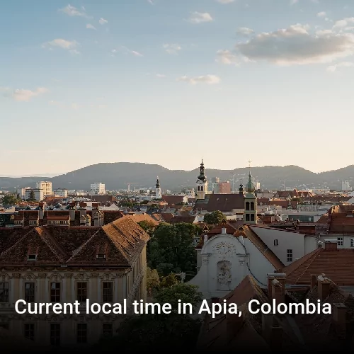 Current local time in Apia, Colombia