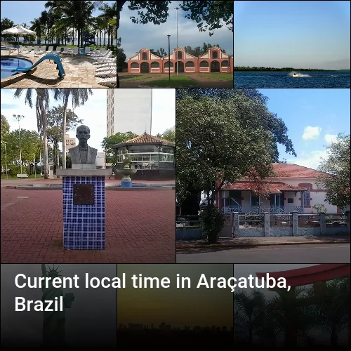 Current local time in Araçatuba, Brazil