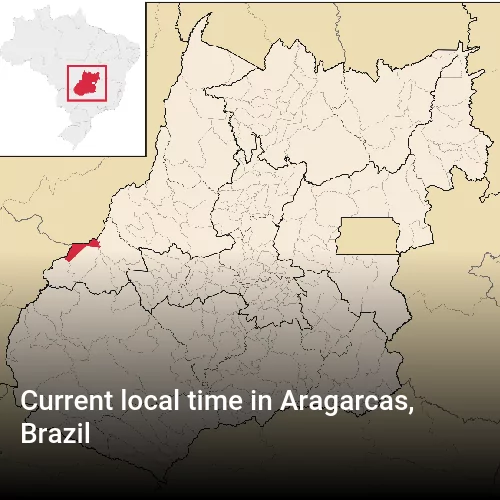 Current local time in Aragarcas, Brazil