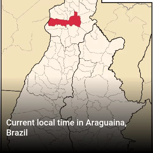 Current local time in Araguaina, Brazil