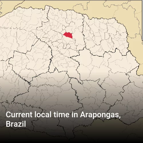 Current local time in Arapongas, Brazil