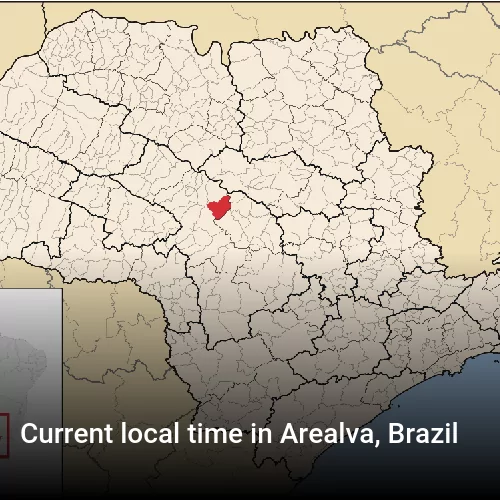 Current local time in Arealva, Brazil